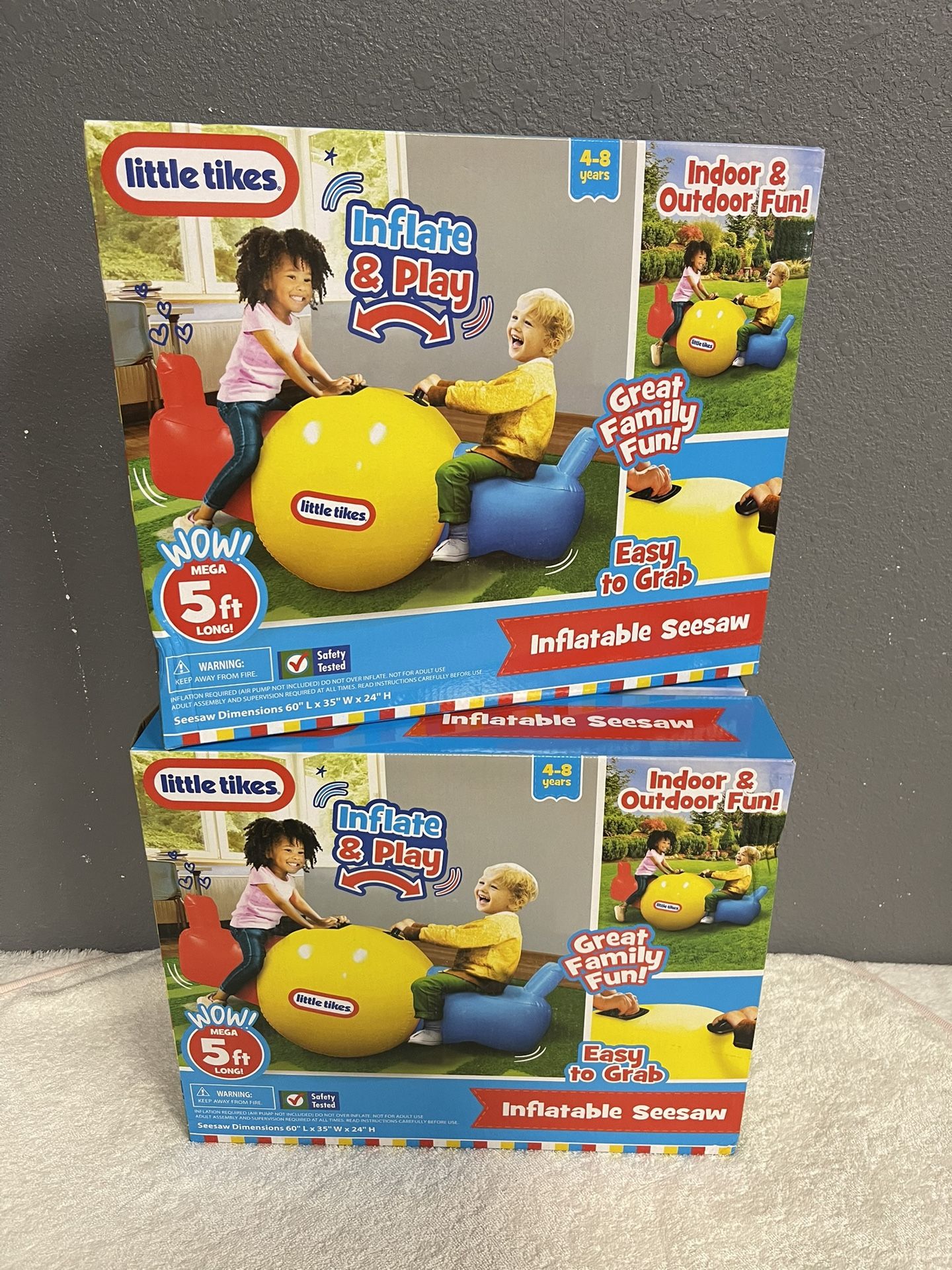 Little Tikes inflatable Seesaw. Inflate and Play.