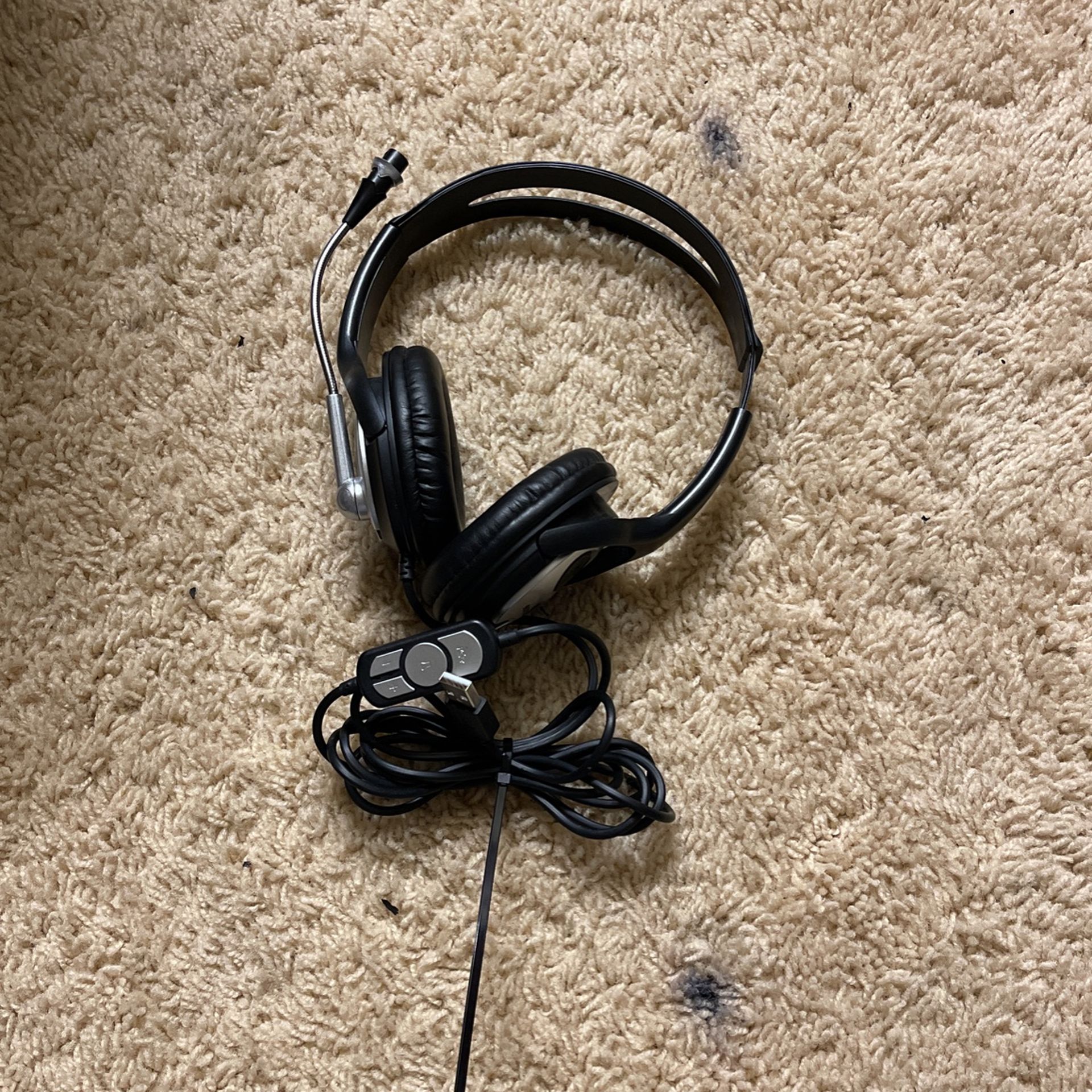 Sonitum Headset with Microphone - Noise Canceling Computer Headset for Office, M