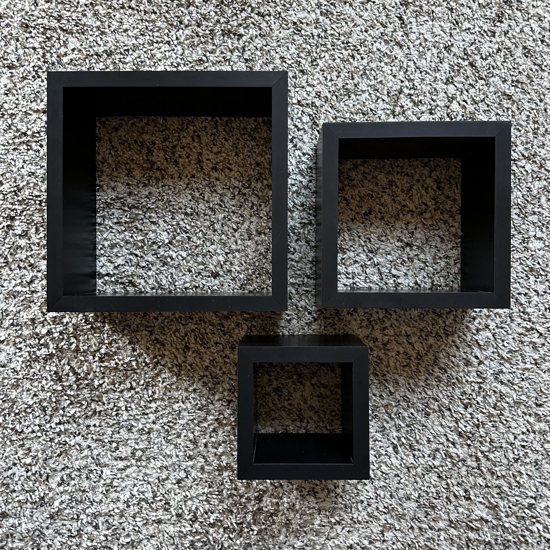 Black Floating Shelves