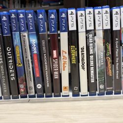 Assorted PS4 and PS5 Games Blowout Sale