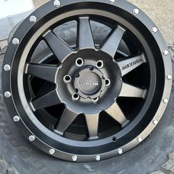 New 18” Black Method Wheels 18 Rines Negros Rims 6 lug Will fit Ford bronco Chevy Silverado GMC Sierra Toyota Tacoma Tundra 4Runner Ram Nissan Titan D