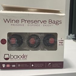 boxxle wine preserve bags