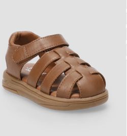 Jumping Beans® Urwyn Toddler Boys Fisherman Sandals Size 9 and 7 Brown Comfortable & Durable Design