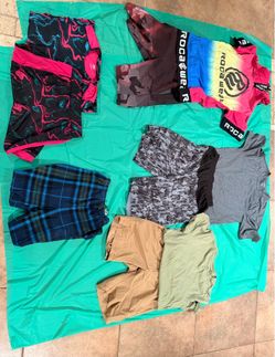 Boys shorts and shirts.