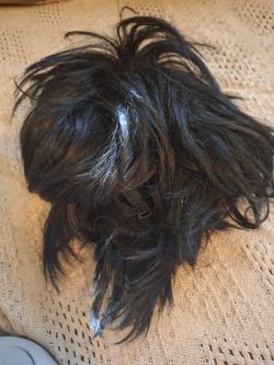 Black cosplay wig anime