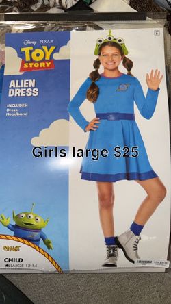 Toy Story Alien Dress Girls Halloween Costume