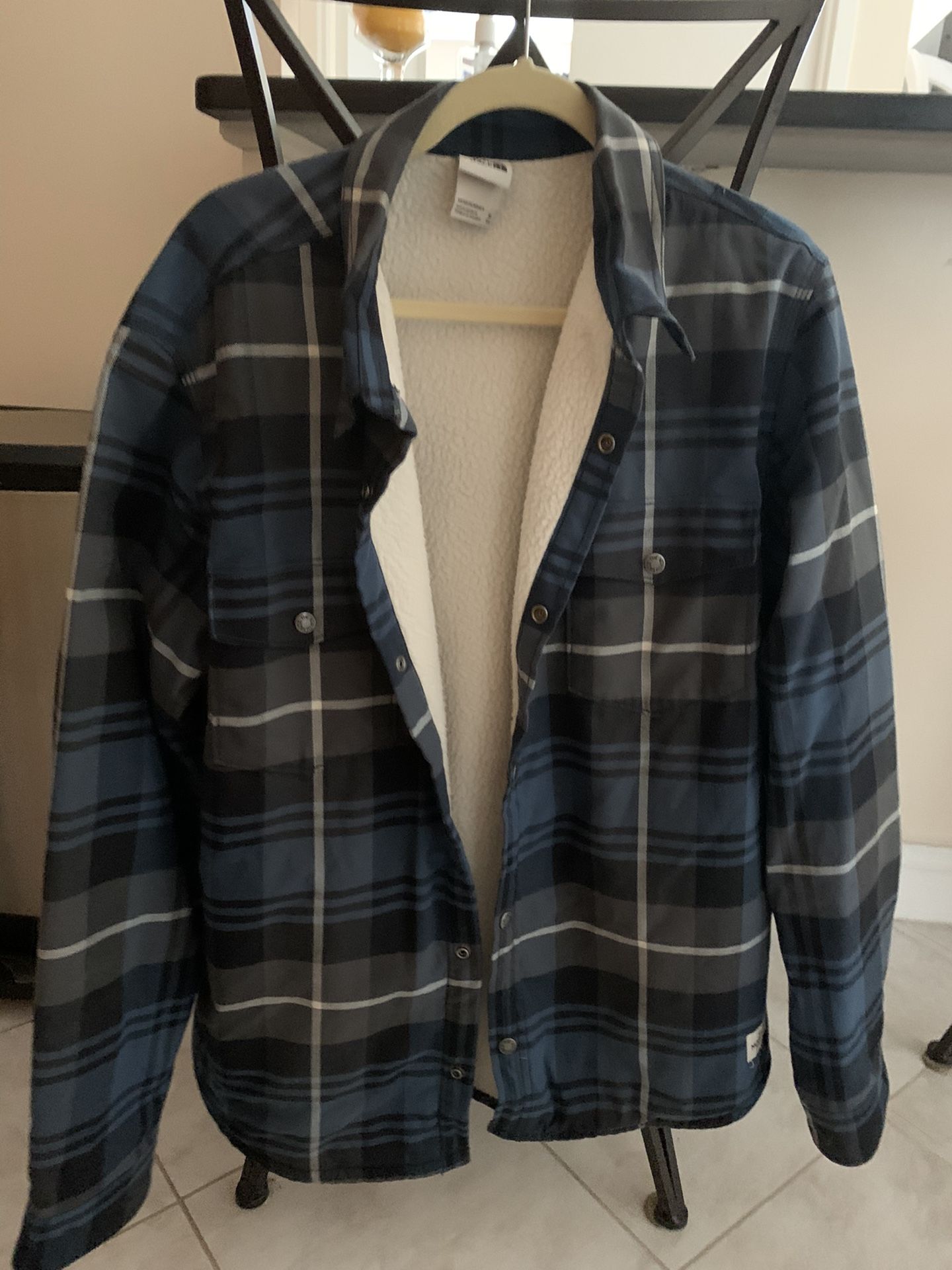 Northface Flannel Jacket Sz XL