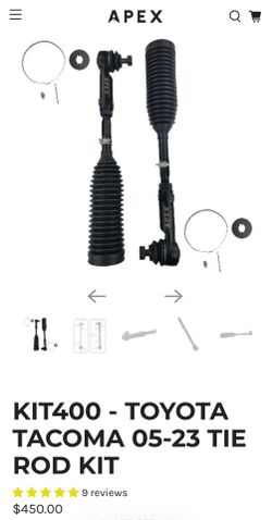 2005-2023 Toyota Tacoma tie rod kit