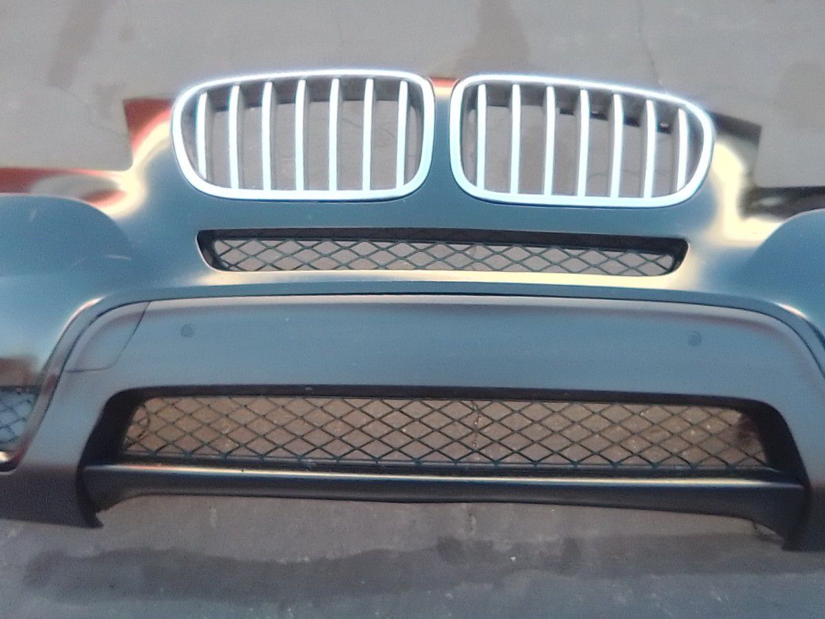 2011-2014 Bmw X3 Front Bumper (Complete) With Grills, Fog Light, Parking Assistant Sensors Oem