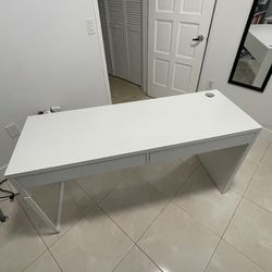 White Office Desk (Used)
