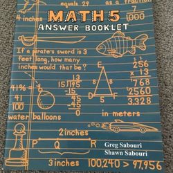 Teaching textbooks math 5 answer booklet