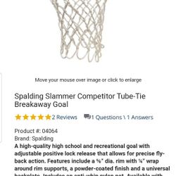 Spalding Slammer Competitor Tube-Tie Breakaway Rim