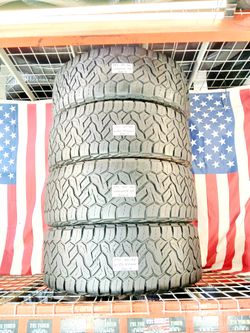 💰 Best deals are ca$h in person 4 USED TIRES LT295/60R20 NITTO RECON GRAPPLER A/T 295/60R20 ALL TERRAIN TRUCK 4X4 JEEPS TYRES 295 60 20