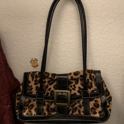 Cheetah Print Shoulder Bag
