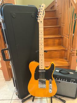 Squier FSR Telecaster  (Mint) w/ Hardshell Case, Fender Amp