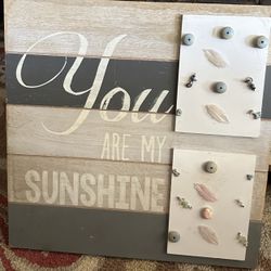 Wall Signs 16”x16” 2 Beautiful Sayings Wood  Both $10