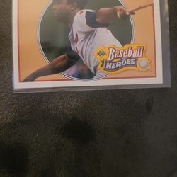 Hank Aaron Baseball Heros Baseball Card 