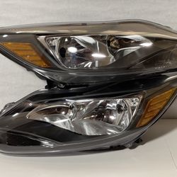 12-14 Ford Focus Black Housing Amber Amber