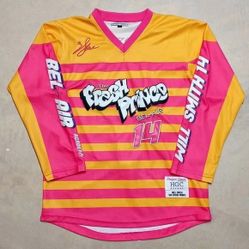 Old School "Fresh Prince Of Belair-Hockey Jersey Adult Large 