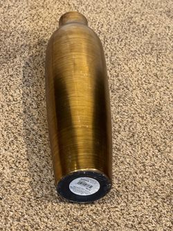 Tall Gold Metallic Decorative floral Vase