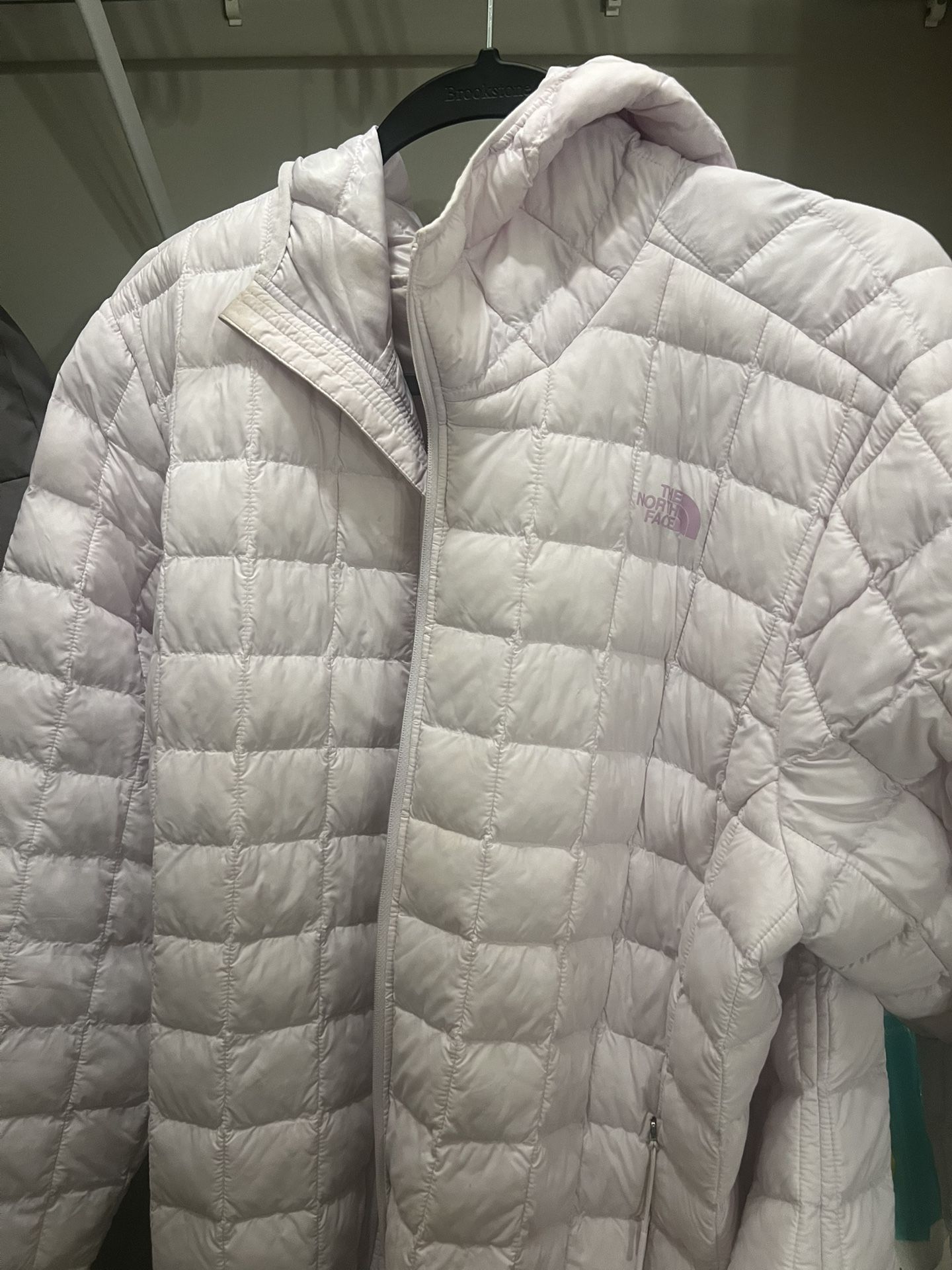 LIGHT PURPLE NORTH FACE THERMOBALL ECO JACKET