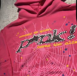 Sp5der Pink P*NK Hoodie