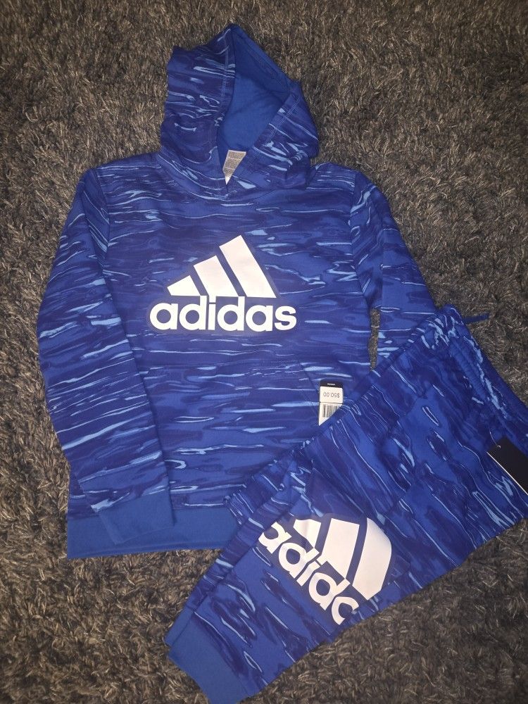Adidas Youth Boys clothing lot, New with Tags (5 Sets Plus 3 T-shirts)