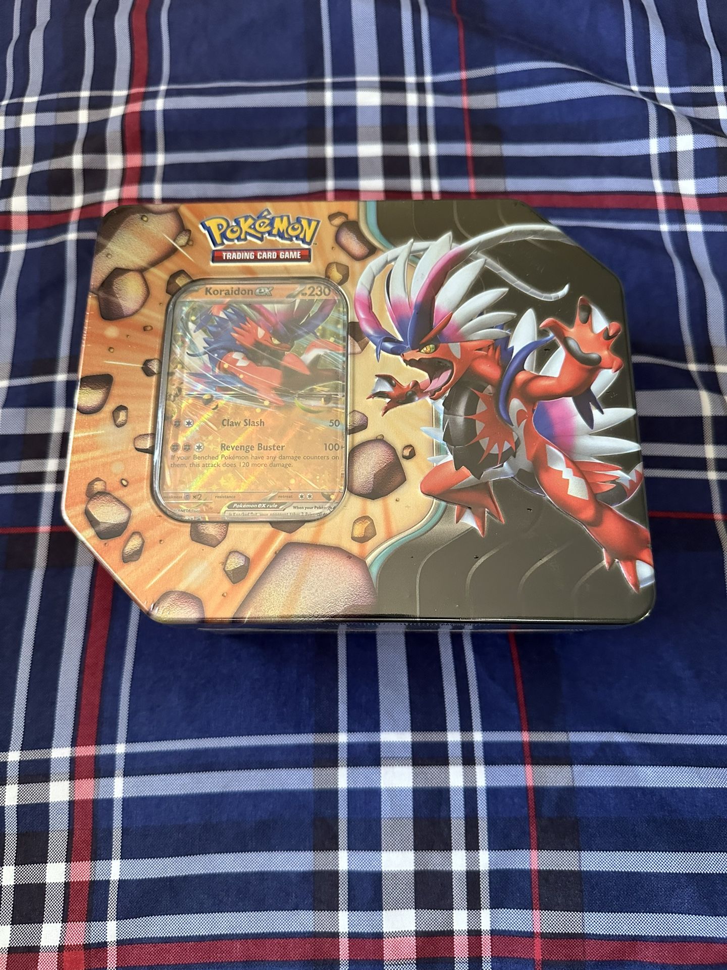 Pokemon Koraidon Ex Slashing Legends Tin