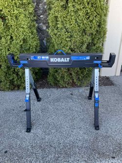 Kobalt 38" Adjustable Steel Saw Horse 