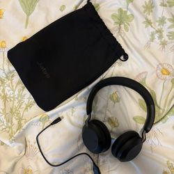 Black Jabra Elite 45h On-Ear Wireless Bluetooth Headphones 