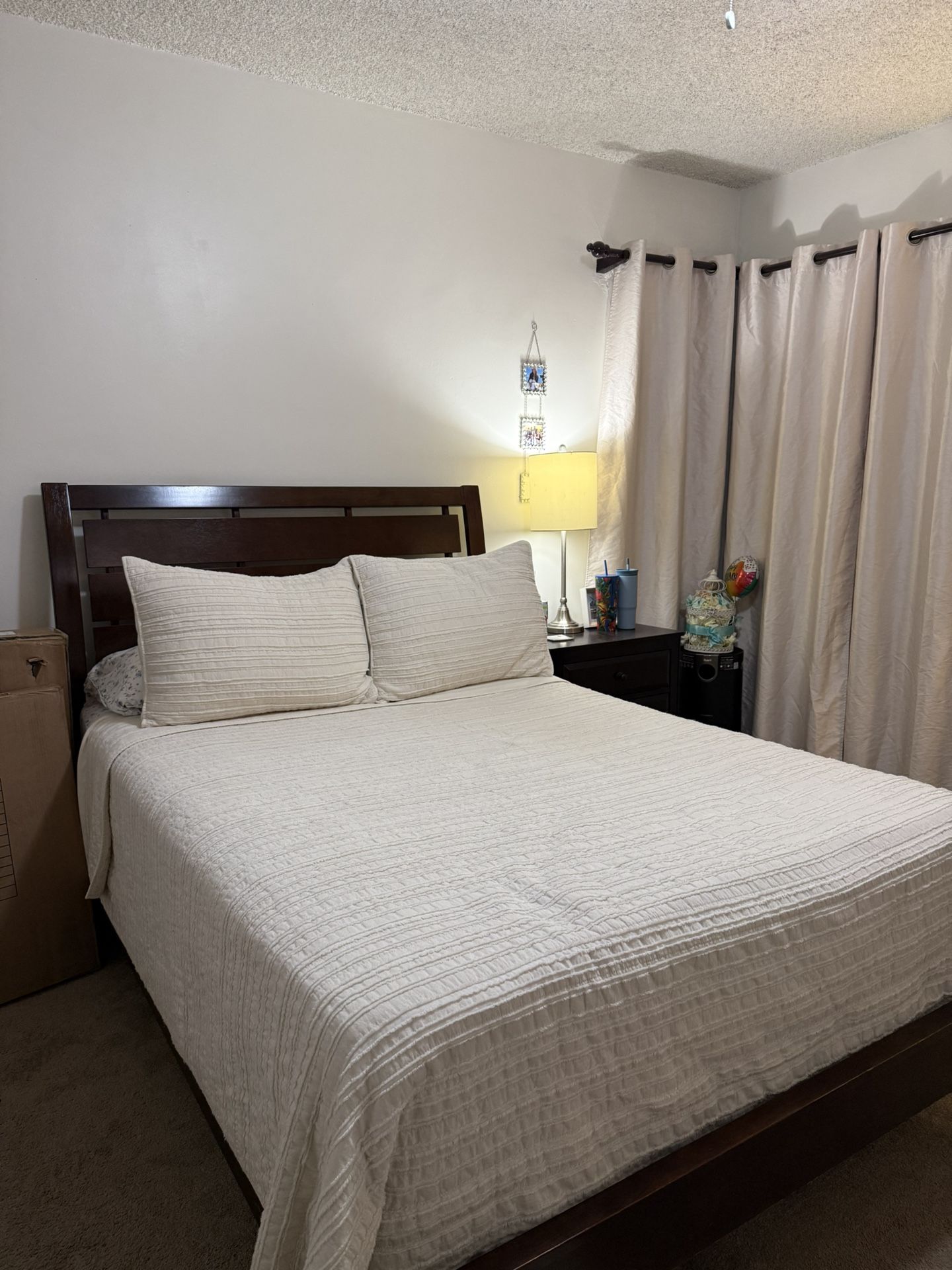 Dark Brown Full Size Bed Frame