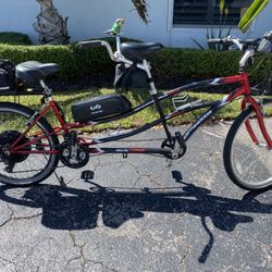 North woods 21 Speed Tandem Modified To E Bike