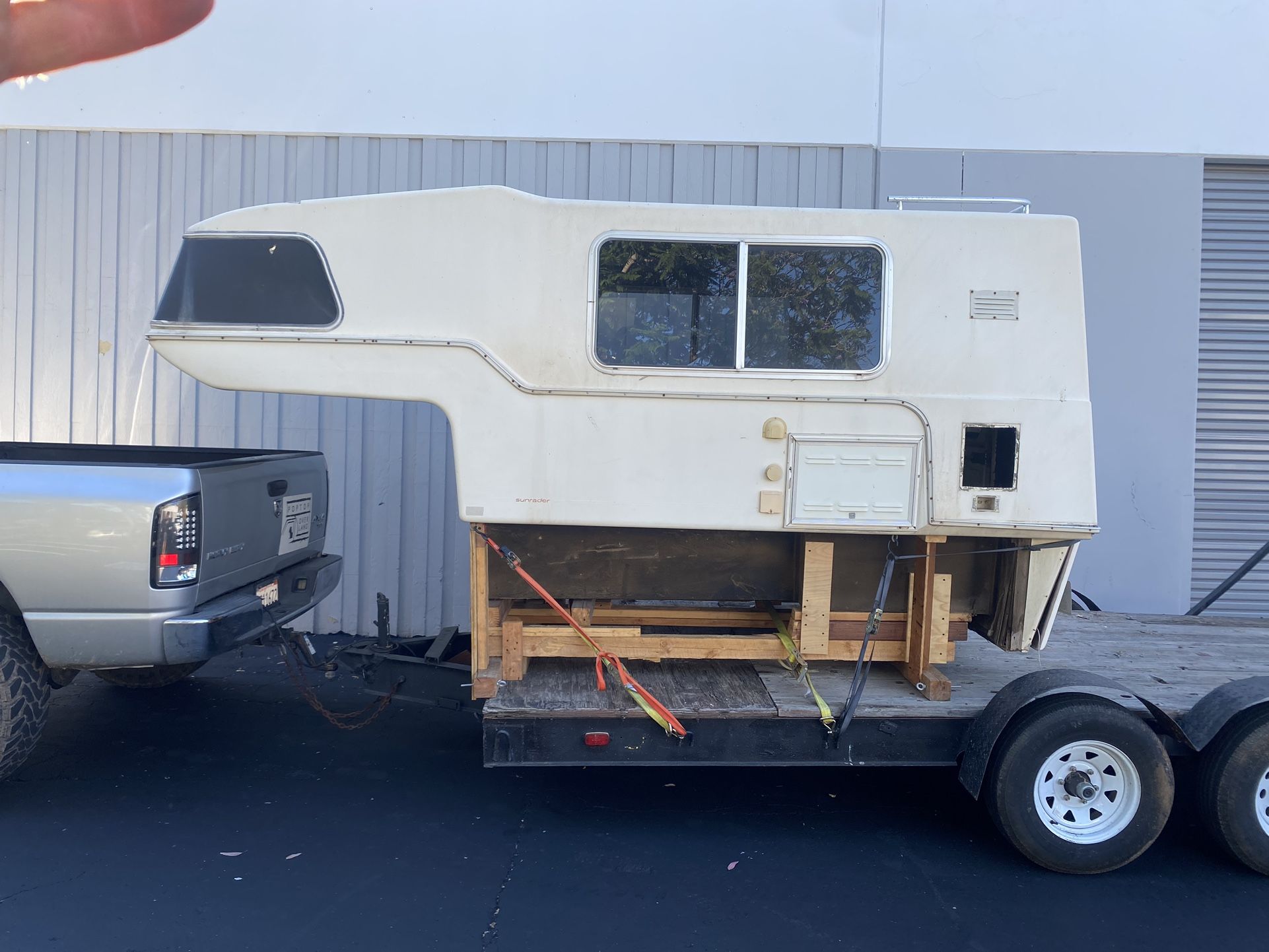 1970’s SunRader Slide In Fiberglass Camper As Rare As They Come for ...