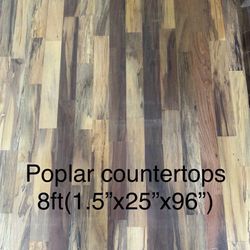 POPLAR LIVE EDGE TABLE TOP ❗️