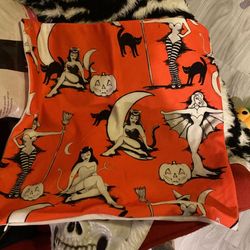 Set Of Two Halloween Spooky Season Pillow Covers Decor 