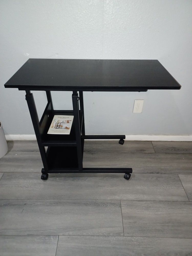 Side Table With Wheels