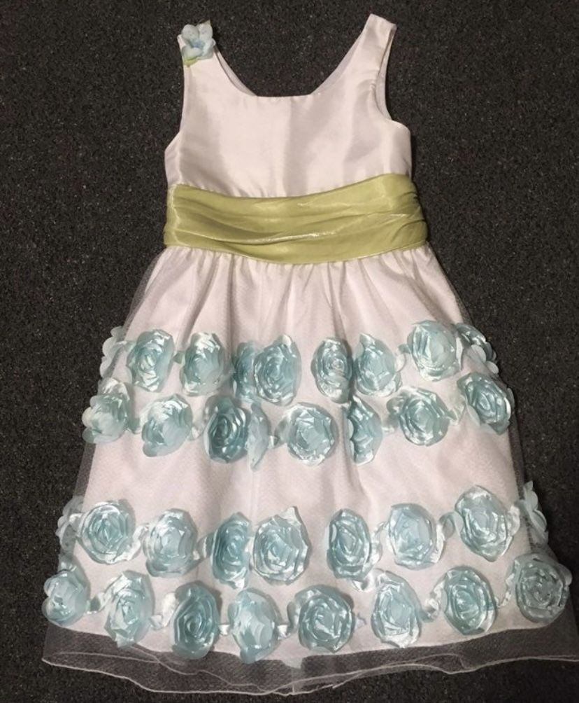 Jona Michelle girls size 16 floral party dress - worn once like new