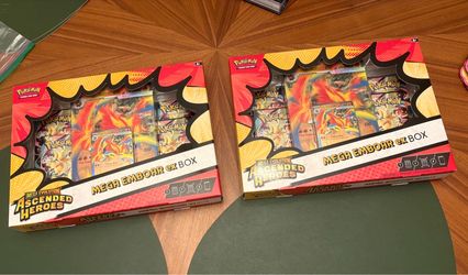Ascended Heroes Mega Emboar ex Box - Sealed Pokemon TCG Cards