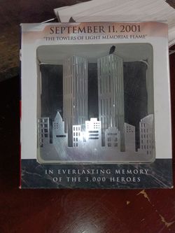 Twin Towers Of Light Memorial Flame