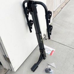(Brand New) $55 Tilt Folding 2-Bike Hitch Mount Rack Bicycle Carrier for 2” Hitch w/ Straps 70 lbs Max