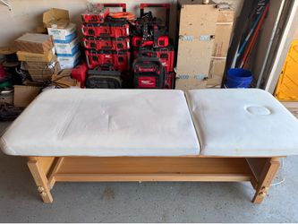Massage table