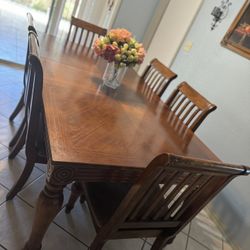 Wooden Table And Chairs 