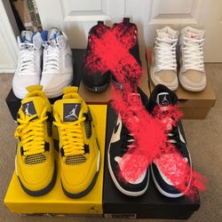 Jordan’s And Dunk High. All Brand New. Look At Description For Price 