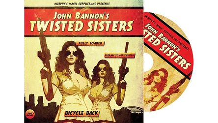 Twisted Sisters 2.0 (Gimmicks and Online Instructions) Bicycle Back by John Bannon - Trick