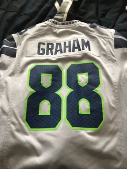 Wolf grey Jimmy Graham Jersey