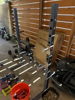 Adjustable Squat Rack / Bench Press Stand 