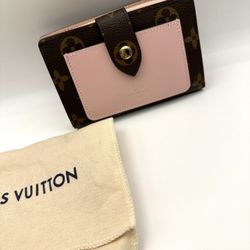 AUTHENTIC LOUIS VUITTON Juliette Wallet (Monogram/Pink)