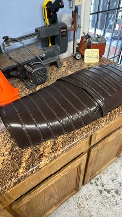 Reupholstered vintage Honda seats