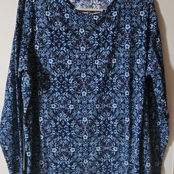 2X Plus Size Croft & Barrow Crewneck Long Sleeve Tee