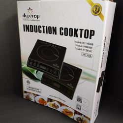 Duxtop 1800W Portable Induction Cooktop Countertop Burner, Black  9100MC/BT-M20B 